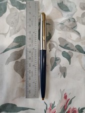 Parker 45 Chrome Cap & Blue Plastic Barrel Ba...