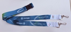 Milano Cortina 2026 Official Accreditation Lanyard