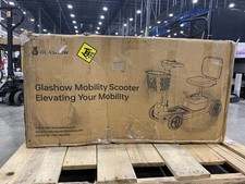 Glashow S1 Electric Scooter With Height Adjustable Seat For Adults, Red