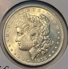 1878 Morgan Dollar 7 Tail Feathers Rev 78 Uncirculated Silver coin - STUNNING
