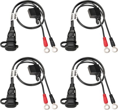 TecMate OptiMate SAE to M6/M8 Eyelet Permanent Battery Lead Charge Cables