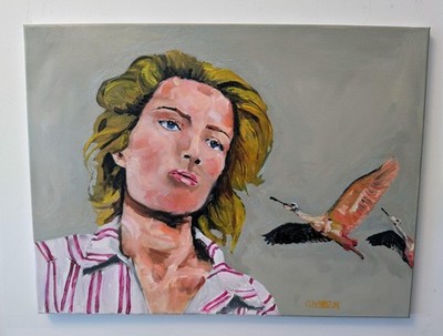 Original Oil Painting On Canvas 18x24 ''EL Tesoro'' 