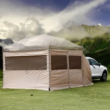 10'x10' Cube Tent for Camping - Converts Canopy into Car Cabana - Square Tent...