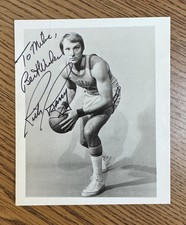 NBA Hall of Famer Rick Barry Rookie Autograph Vintage Photo
