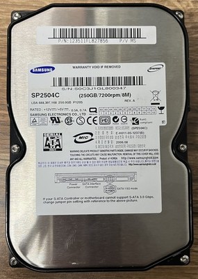  SATA Festplatte SAMSUNG SpinPoint SP2504C 250GB 3,5'' 7200 rpm 
