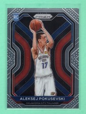 2020-21 Panini Prizm Aleksej Pokusevski #264 Rookie Card. rookie card picture