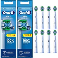 ORAL-B Pro Precision Clean Toothbrush Replacement Heads X-Shape Bristles 8 Pack