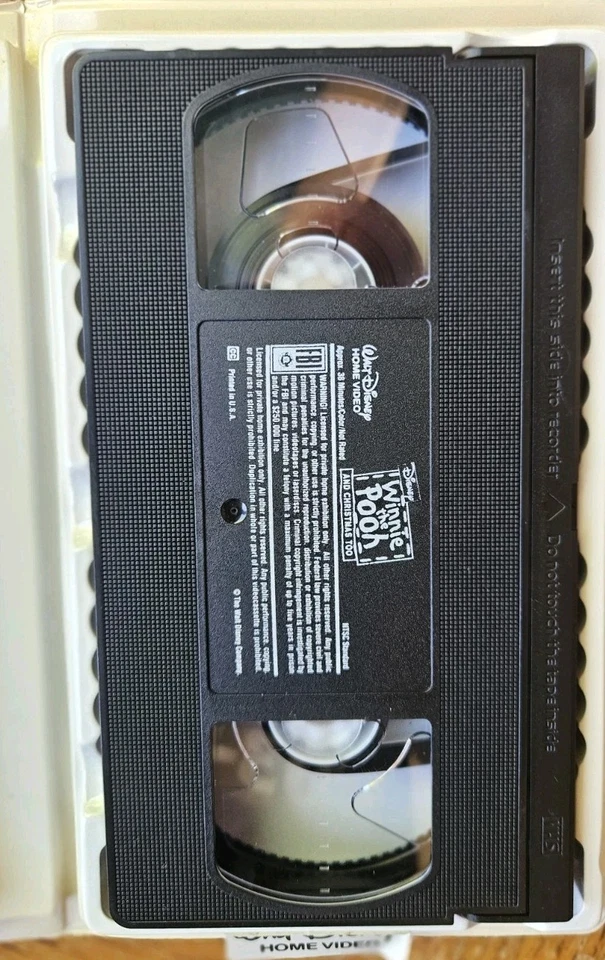 Winnie the Pooh and Christmas Too (VHS, 1997) Estate Item As Is Good Condition  - Image 2 of 3