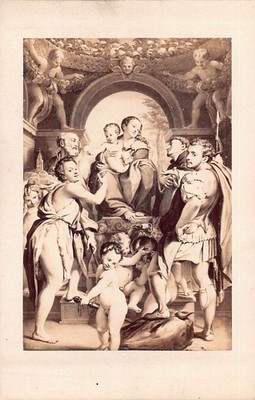 Religious Art Work Artist  Cdv Style Card French (16)