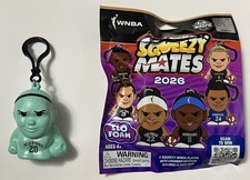 NEW 2026 RARE NEON SABRINA IONESCU New York Liberty Squeezy Mates WNBA Keychain