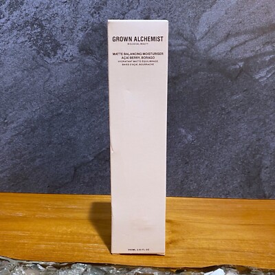 GROWN ALCHEMIST Matte Balancing Moisturiser Acai Berry & Borago 2.2 oz MSRP $69