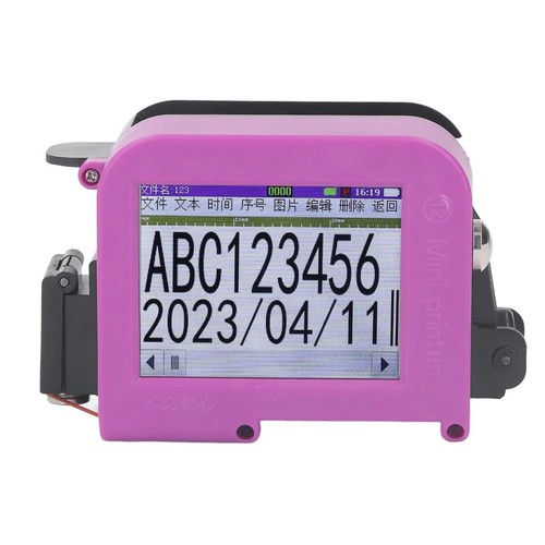 Barcode Inkjet Logo Code Datum Drucker Handheld Tintenstrahldrucker Handdrucker - Afbeelding 13 van 13