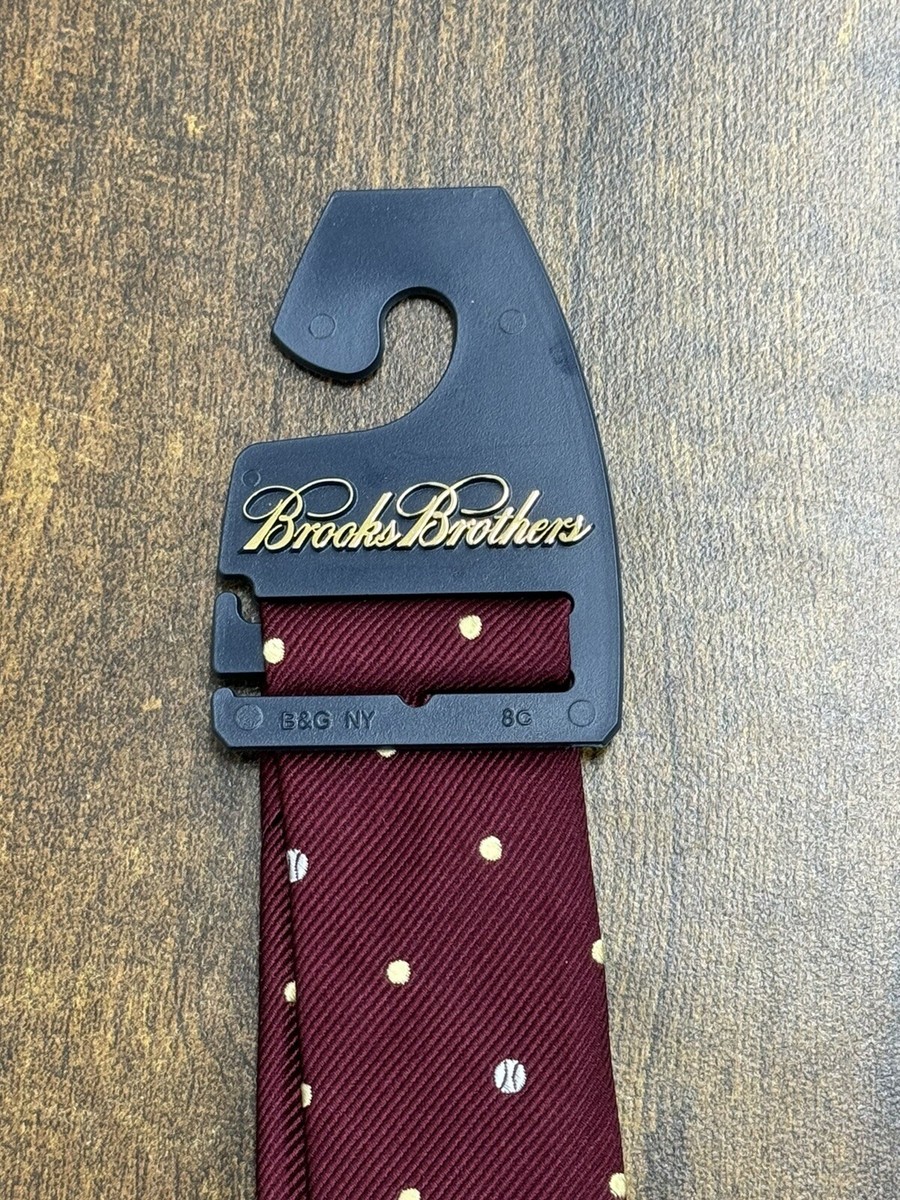 Brooks Brothers MAKERS USA製 TIE Brooks Brothers Samurai Japan Tie W/ Baseball Design 100