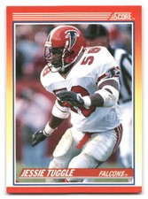 Jessie Tuggle 1990 Score FOOTBALL #269 Atlanta Falcons Rookie RC