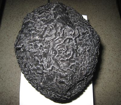 KARAKUL PAKOL KARZAI AFGHAN FUR HAT LAMB WOOL CURLY JINNAH CAP