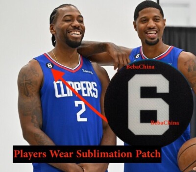 Bill Russell #6 Jersey Patch Basketball Jersey Patch Los Angeles