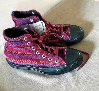 woven converse high tops