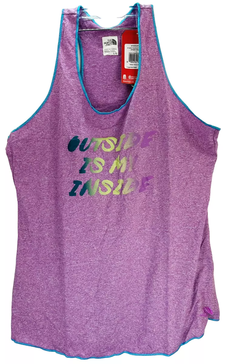 The North Face Women Graphic Play Hard Mountain Athletics Tank Top