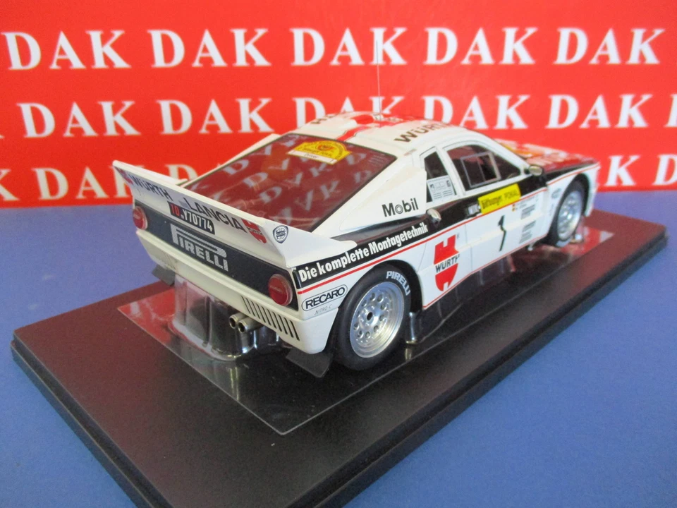 Die cast 1/18 Modellino Auto Lancia 037 Rally Germany 1983 W. Rohrl by Ixo - Immagine 3 di 4