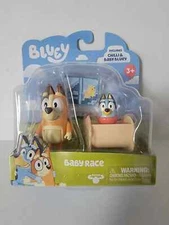 Bluey BABY RACE Chilli & Baby Bluey Figure 2 Pack 2023 Ships Now Bluey Toy