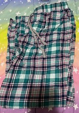 Mens Sonoma Green Plaid Lounge Pants Size Large