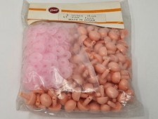 Bulk VTG Zim's Flesh E-Type 14mm Oval Plastic Animal Safety Nose Craft Doll Toy