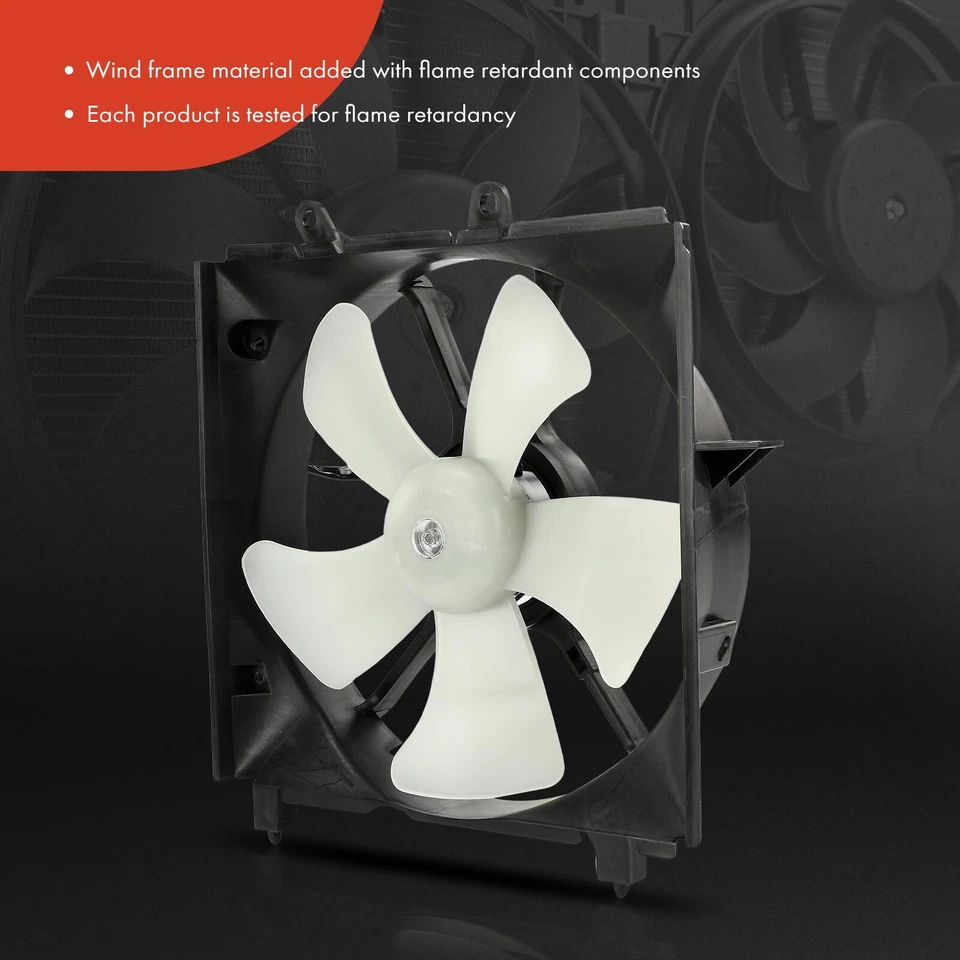 1x Conjunto de ventilador de radiador con cubierta para Toyota Paseo 1996-1998 Tercel 1995-1998 Foto 3 de 4