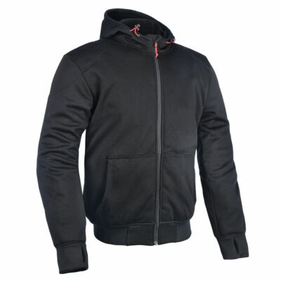Oxford Super Hoodie 2.0 Mens Aramid Armoured Motorcycle Jacket - Tech Black