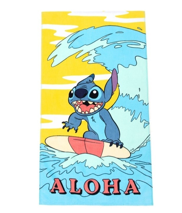 Disney-Stitch- Aloha Kids Beach & Bath Towel-(27x54)- "Cotton" -*NEW w/ TAGS*