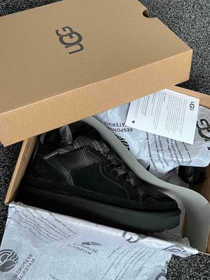 UGG Lowmel Sneaker Schwarz | Größe UK 4 Damen | Brandneu Original / Original  
