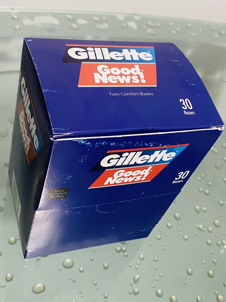 Gillette Good News Disposable Shaving Razor Twin Blade With Strip. 30 ...