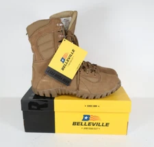 Belleville Men's TR550 Leather Nylon Hot Weather Multi-terrain Boots Size 10.5R