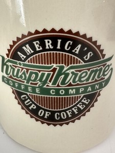 Krispy Kreme Coffee Company America's 100% Arabica Diner Mug Vintage Advertising
