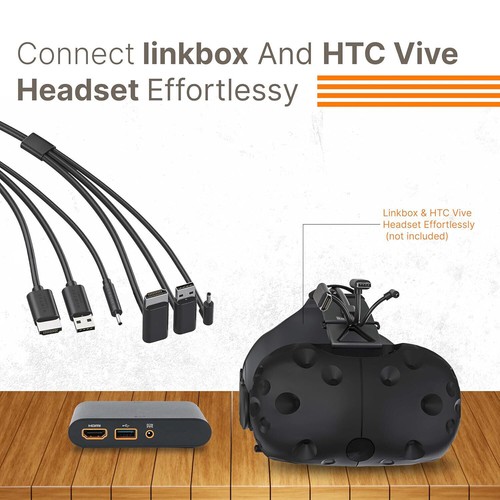 Skywin 3-in-1 HTC Vive Compatible Cable - Replacement for HTC Vive 3 in 1 HDM 5m - Picture 6 of 10