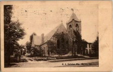 1909. GETHSEMANE EPISCOPAL CHURCH. MARION, IND POSTCARD. RC16