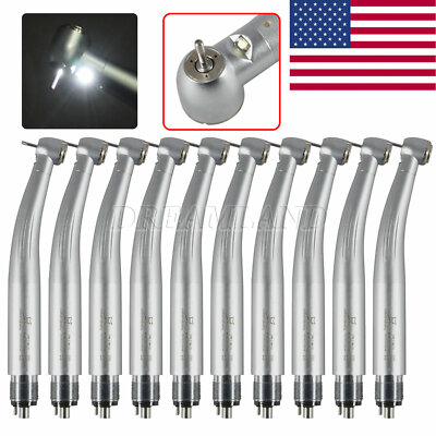 LED Handpiece E-Generator Fast High Speed Dental Handpiece 4 Holes Air Turbine Y