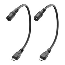 DC 5.5 2.1mm to Micro USB Power Adapter Cable Cord 5V 3A DC 5521 Female to ...