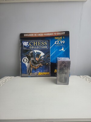 eaglemoss dc chess collection Issue 1 Batman White King Figure And Magazine