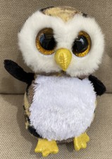 TY Beanie Boos 6” OWLIVER The Owl Green Camouflage Owl Plush Toy With Tags