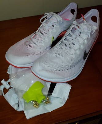 Nike ZoomX Dragonfly Rawdacious Men Size 15 Track White Black DJ5255-100 New Nike ZoomX Dragonfly Rawdacious Track Spike White Men main image 3