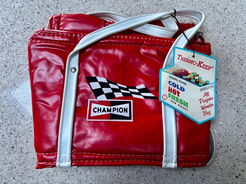 Vintage Thermo Keep Cooler Champion Spark Plugs