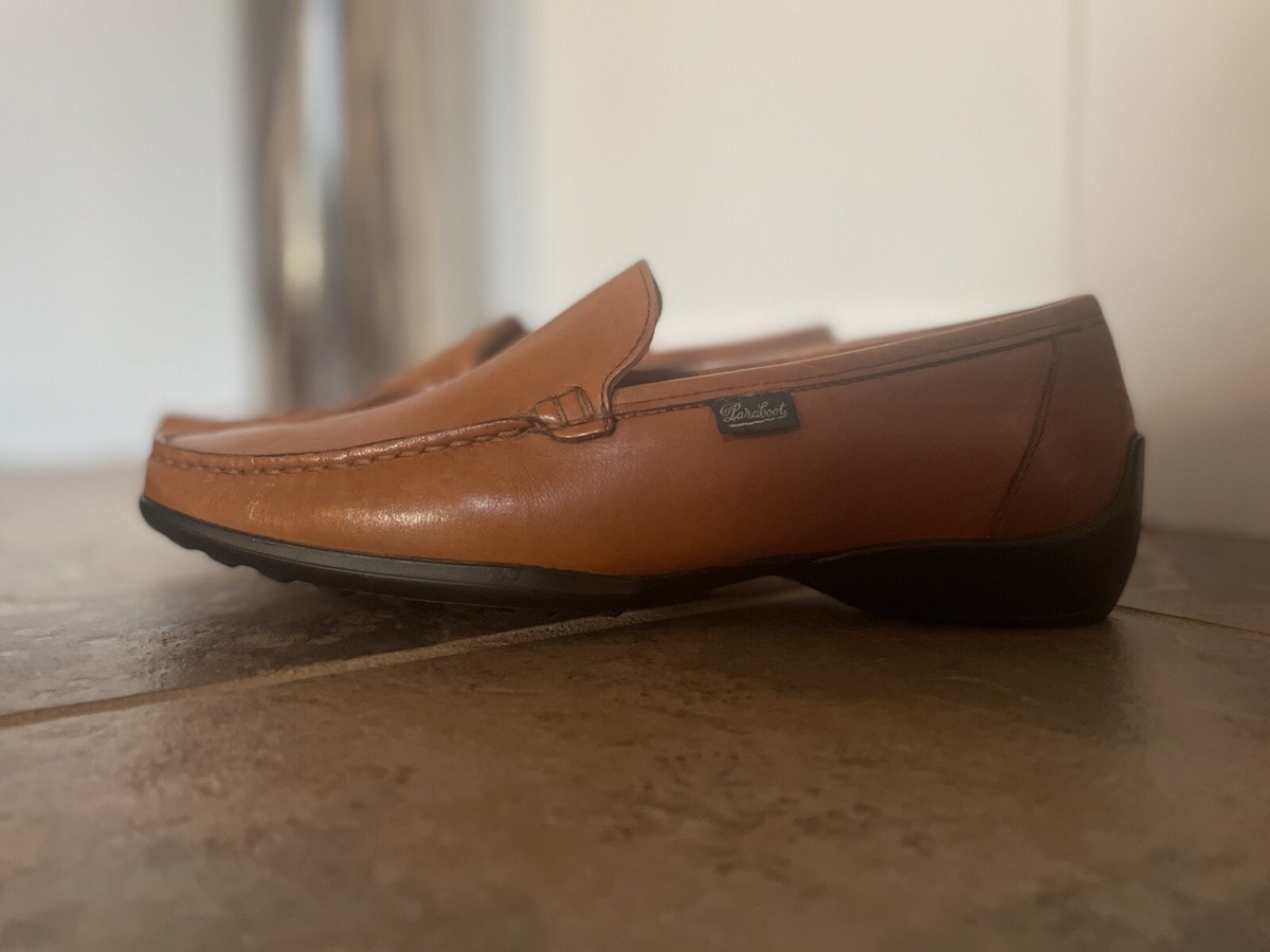 Paraboot Véritable Mocassin ブラウンローファー Paraboot Veritable Moccasin Cousu Main Shoe | eBay