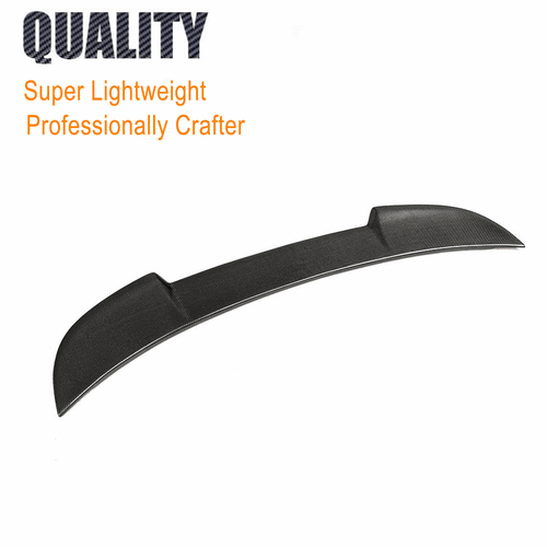 For Ford Mustang Coupe 2015-19 REAL CARBON Rear Trunk Boot Spoiler Tail Wing Lip - Picture 9 of 13