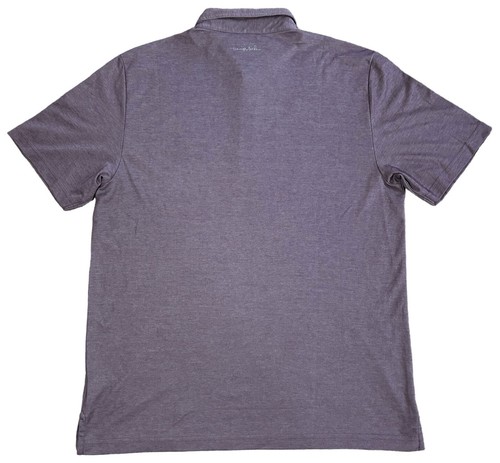 TRAVIS MATHEW Golf Polo Size XL Prestige 77 Ten Year Blackberry Pima Cotton Logo - Picture 5 of 14
