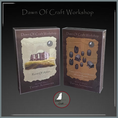 Holzfässer & Ruinen von Aldros Konvolut Silvyria Dawn Of Craft