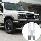 <!--F#f_0-->Silver Alloy Front bumper Side Reflective strip Trim Set For Ineos Grenadier 20+<!--F/-->