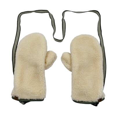 Camel Active Women Light Beige Warm Mittens Gloves Size M