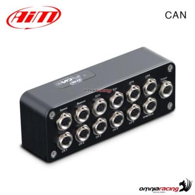 AIM EVO4S Data Acquirer with 4m Integrated GPS08 Module and CAN Cable