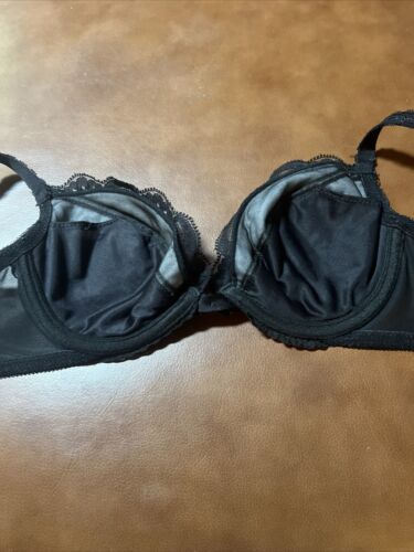 Vintage WONDERBRA 7155 Lace Underwire Bra 34C Black #1735 - Picture 4 of 5