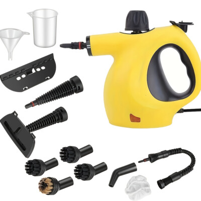 #ad Handheld Steam Cleaner with 12 Accessories Pressurized Steamer Ideal for Home $38.98